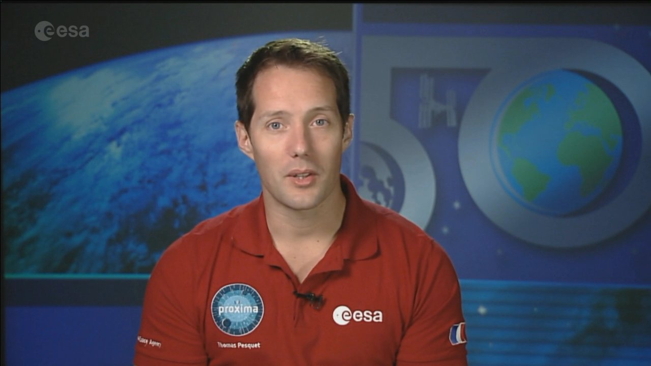 Conférence de Thomas Pesquet au CNES © ESA
