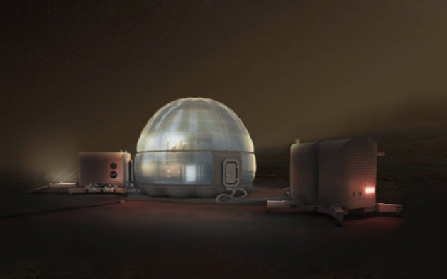 Concept d'igloo martien © NASA