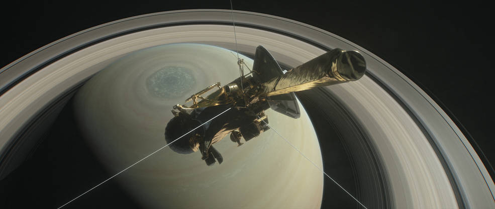 Le grand final de Cassini © NASA/JPL-Caltech