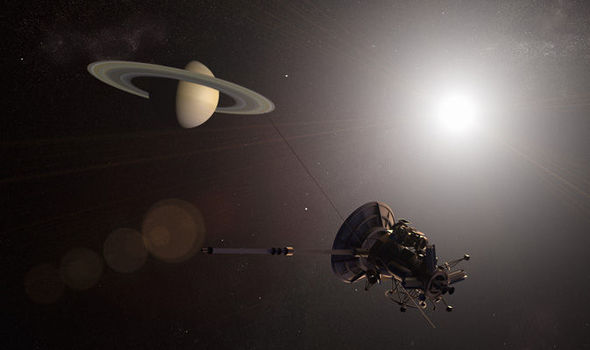 Plongeon de Cassini vers Saturne © NASA