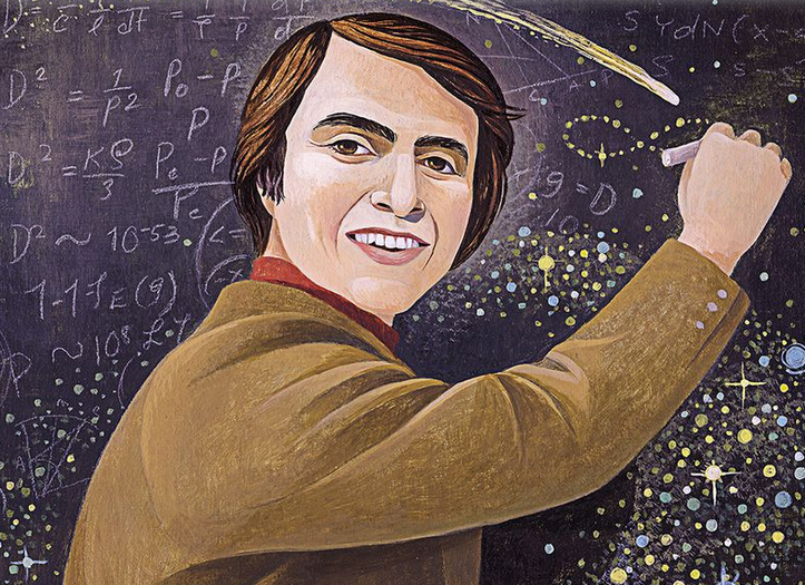 Carl Sagan © Smithsonian Magazine